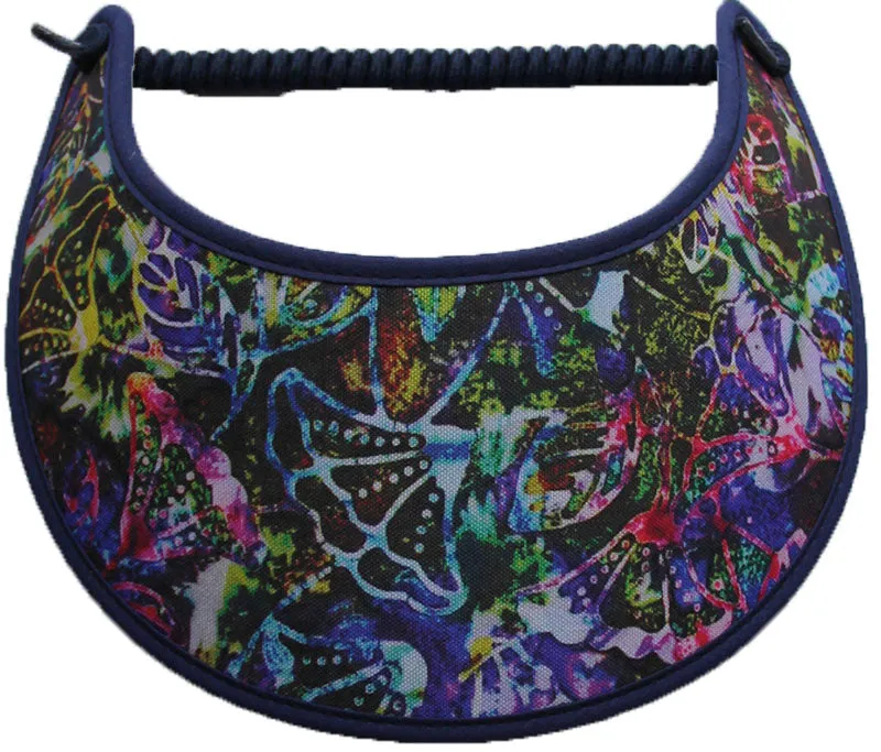 Bell Shaped Flower Design on Sun Visor