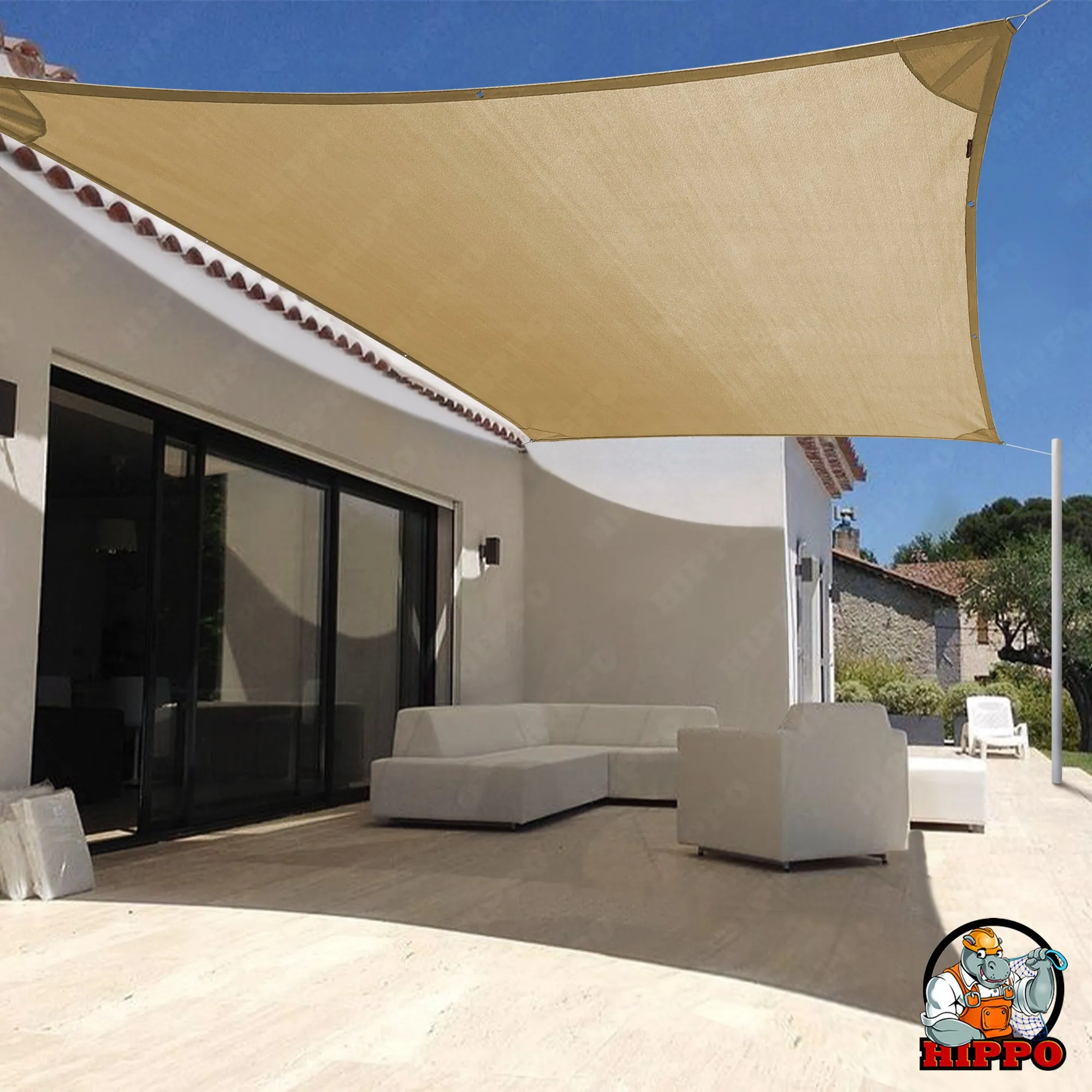 HIPPO Waterproof Sun Shade Sails
