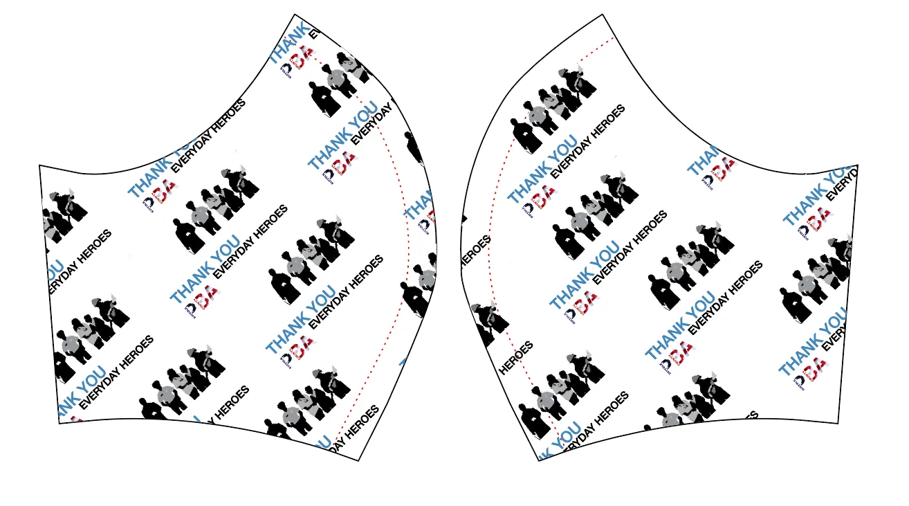 PBA Police Union Fleece Face Masks